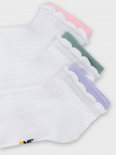 Носки Mark Formelle 406A-3177/B3-253406A белый_розовый_св.эвкалипт_св.лаванда_рис.3177 - фото 1