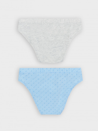 Трусы Mark Formelle 413351-2/25-36352П-5 серый_меланж_4306_А_синие_точки_на_голубом - фото 2