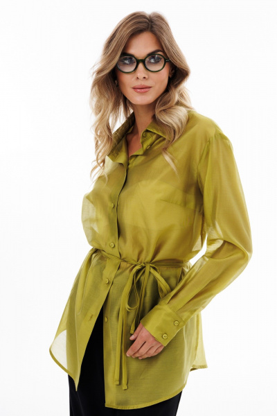 Блуза EOLA 2906.1 хаки - фото 1
