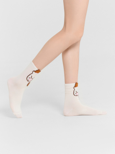 Носки Mark Formelle 430K-3190/B3-25430K молочный_рис.3190 - фото 5