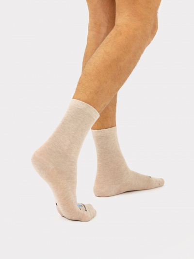 Носки Mark Formelle 550U-2717/23550U бежевый_меланж_рис.2717 - фото 1