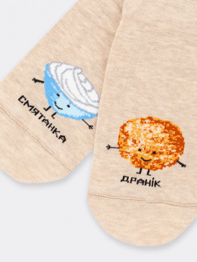 Носки Mark Formelle 550U-2717/23550U бежевый_меланж_рис.2717 - фото 4