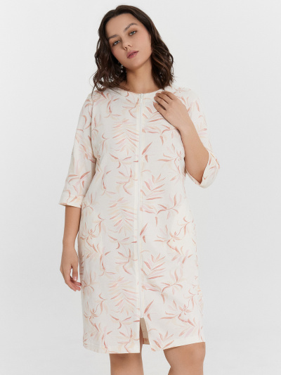 Халат Mark Formelle 552266-1/24-30415ПП-5 цветы_на_св.молочном - фото 1