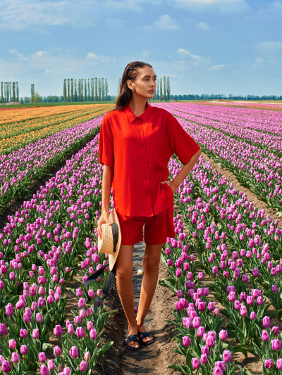 Рубашка, шорты Mark Formelle 592498-1/24-32096Ц-9 красный - фото 3