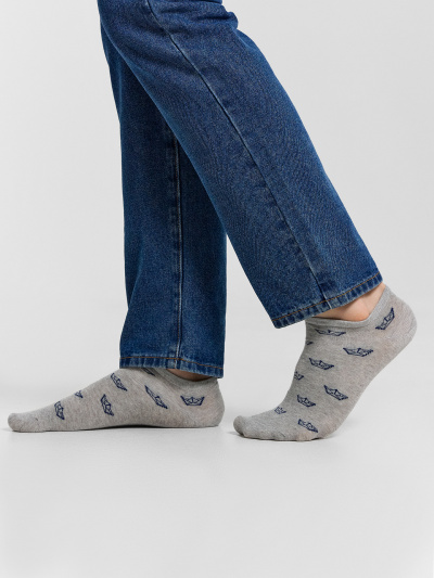 Носки Mark Formelle 104K-2825/24104K серый_меланж_рис.2825 - фото 1