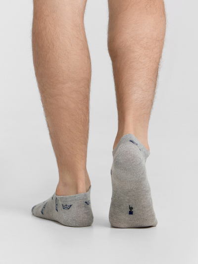 Носки Mark Formelle 104K-2825/24104K серый_меланж_рис.2825 - фото 4