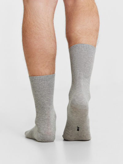 Носки Mark Formelle 107A-1663/223107A-1 белый_серый_меланж_черный_рис.1663 - фото 3