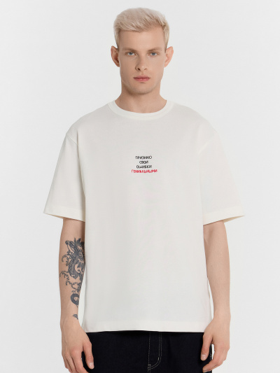 Футболка Mark Formelle 111855/24-4599П-0 св.молочный_печать - фото 1