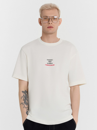 Футболка Mark Formelle 111855/24-4599П-0 св.молочный_печать - фото 6