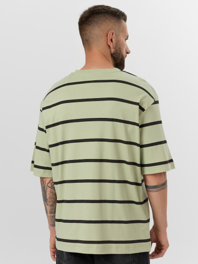 Футболка Mark Formelle 111859/25-5368П-2 темная_полоска_на_оливе - фото 2