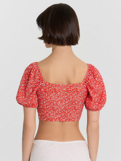 Топ Mark Formelle 112851/24-33660П-9 белые_цветы_на_фиесте - фото 2