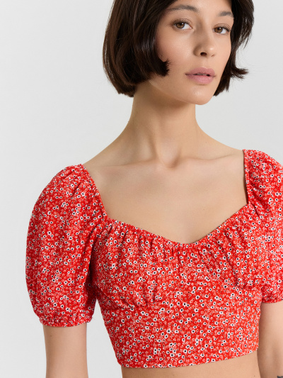 Топ Mark Formelle 112851/24-33660П-9 белые_цветы_на_фиесте - фото 5