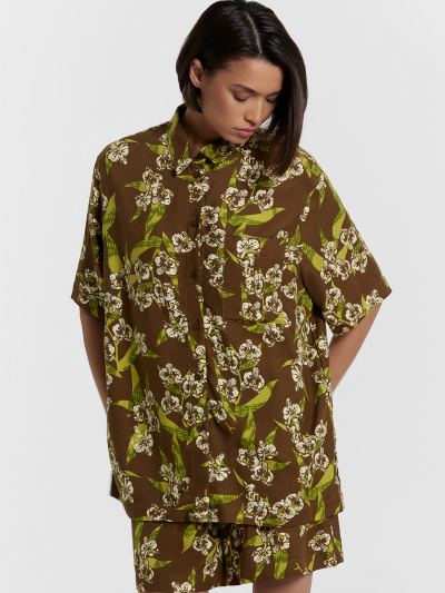 Рубашка Mark Formelle 112855/1/24-28373П-9 цветы_на_кенгуру - фото 3