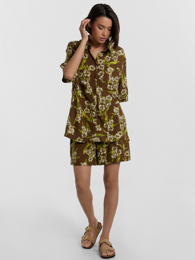 Рубашка Mark Formelle 112855/1/24-28373П-9 цветы_на_кенгуру - фото 5