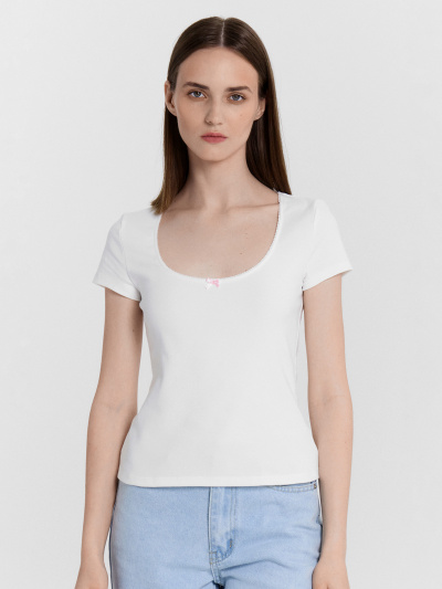 Футболка Mark Formelle 112899/24-33381Ц-1 белый - фото 1