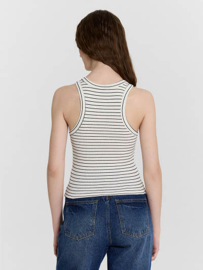 Топ Mark Formelle 112939/24-32880П-1 полоска_на_молочном - фото 6