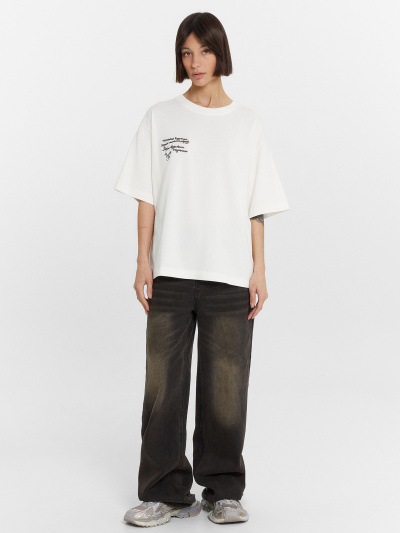 Футболка Mark Formelle 112961/24-31868П-0-2 молочный_601_D_вышивка - фото 2