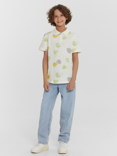 Майка Mark Formelle 113430/1/24-33308П-11 тропические_листья_на_молочном - фото 3