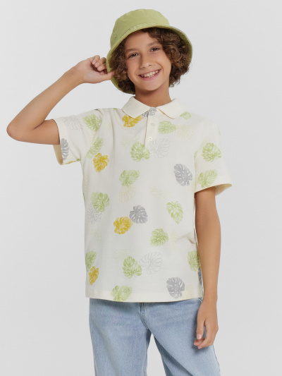 Майка Mark Formelle 113430/1/24-33309П-11 тропические_листья_на_молочном - фото 5