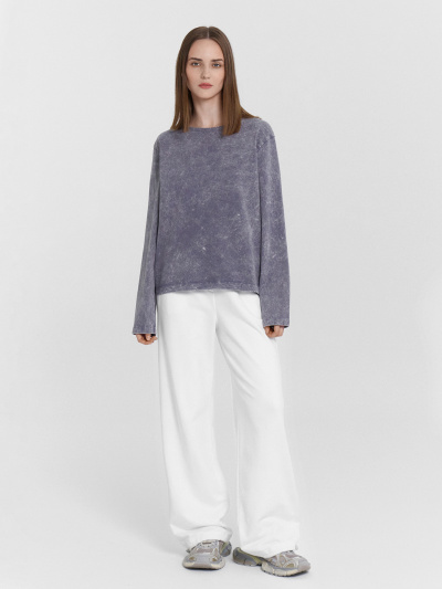 Джемпер Mark Formelle 122768/24-ОБР35122П-0 ACID_WASH_серый_печать_009.2_1_Эйсид - фото 2