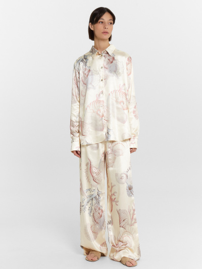 Блуза Mark Formelle 122869/24-33462П-9 ракушки_на_сливочном - фото 1