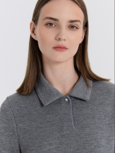 Майка Mark Formelle 122961/24-30672Ц-2 серый_меланж_4306_А_1 - фото 3