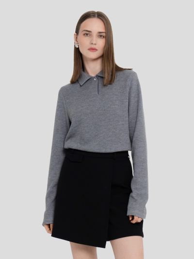 Майка Mark Formelle 122961/24-30672Ц-2 серый_меланж_4306_А_1 - фото 6