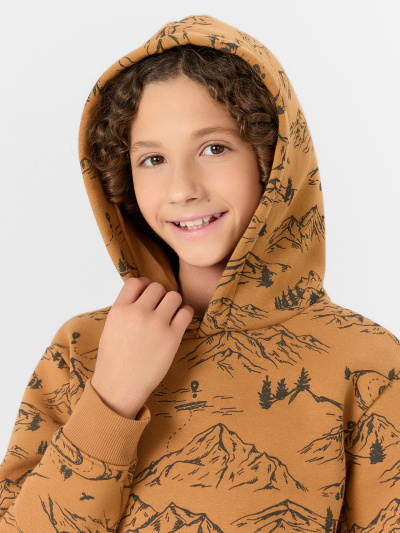 Худи Mark Formelle 123388/25-35909Ц-7П горы_на_цвете_орех - фото 4