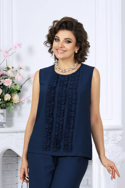 Блуза, кардиган, шорты Ninele 7495 синий - фото 6