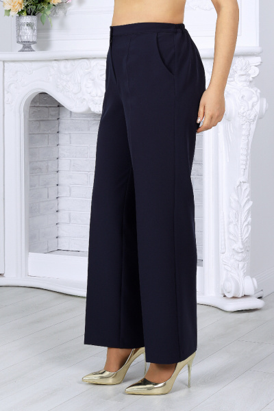 Блуза, брюки, кардиган Ninele 7498 синий - фото 13