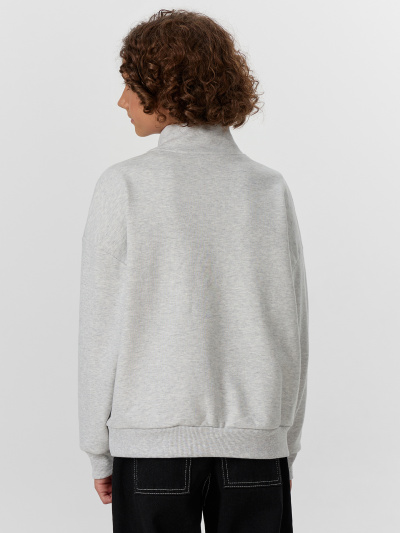 Свитшот Mark Formelle 123472/25-35530П-7 серый_меланж_4306_А_печать_1_сл_на_пол - фото 3