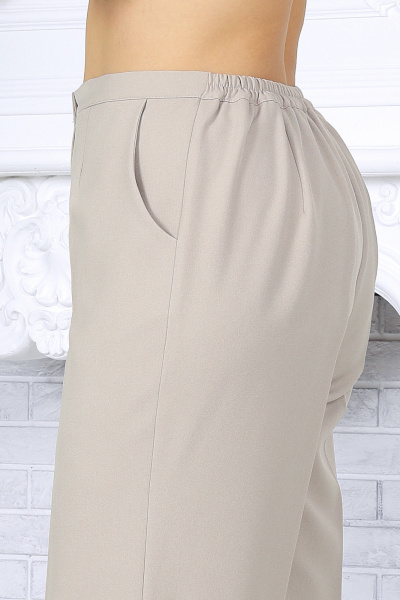 Брюки, жакет Ninele 7502 бежевый - фото 8