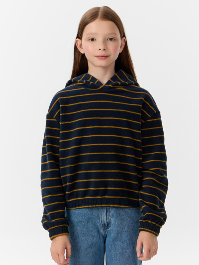 Худи Mark Formelle 127872/25-38609П-13 желтая_полоска_на_синем - фото 3