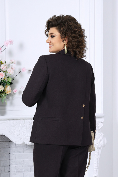 Брюки, жакет Ninele 7502 графит - фото 8