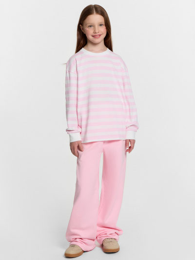 Лонгслив Mark Formelle 127908/1/25-35536П-0 бело_розовая_полоска - фото 2