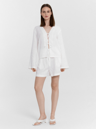 Шорты Mark Formelle 132340/25-35484Ц-9 св.молочный_тампопечать - фото 3