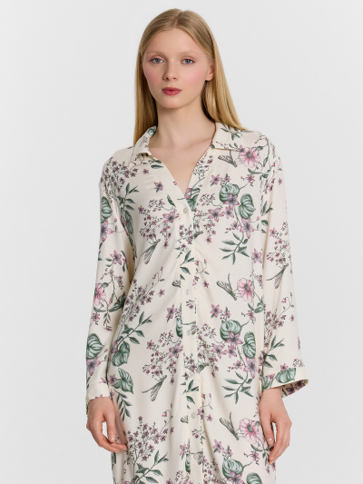 Платье Mark Formelle 152631/24-28378П-9 цветы_на_св.молочном1 - фото 3