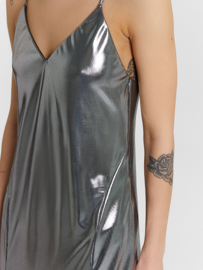 Сарафан Mark Formelle 152677/24-31252Ц-2 серебро - фото 5