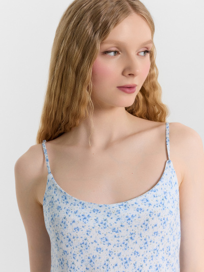 Сарафан Mark Formelle 152685/24-33214П-9 цветы_на_белом - фото 4