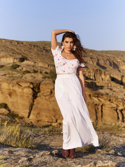 Юбка Mark Formelle 152796-1/24-33969Ц-9 белый - фото 3