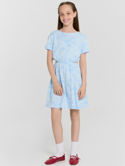 Платье Mark Formelle 157968/24-33109П-0 акварельные_бантики_на_голубом - фото 1
