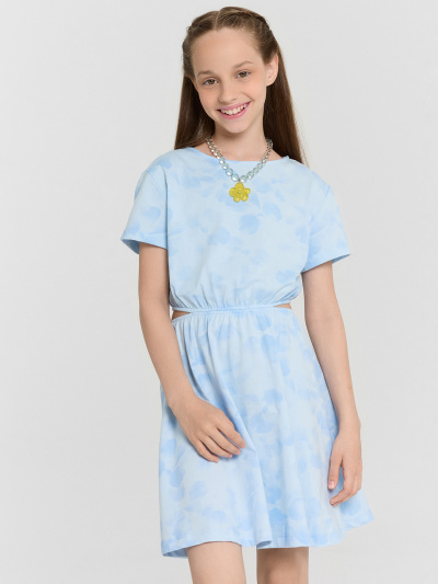Платье Mark Formelle 157968/24-33109П-0 акварельные_бантики_на_голубом - фото 2