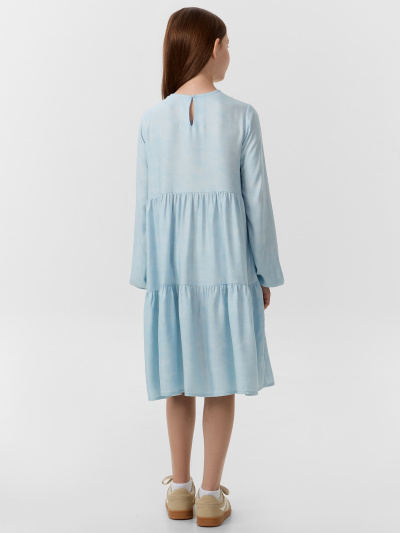 Платье Mark Formelle 157969/24-33472П-9 набивка_серо_голубой_деним - фото 3