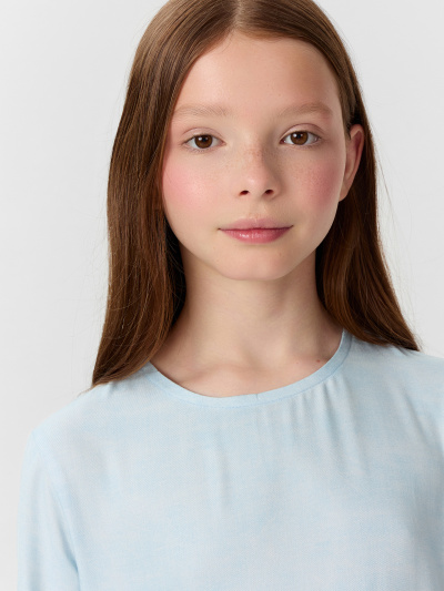 Платье Mark Formelle 157969/24-33472П-9 набивка_серо_голубой_деним - фото 4