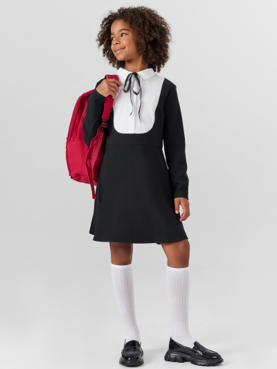 Платье Mark Formelle 157970/24-33668П-9 черный_белый - фото 5