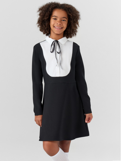 Платье Mark Formelle 157970/24-33669П-9 черный_белый - фото 3