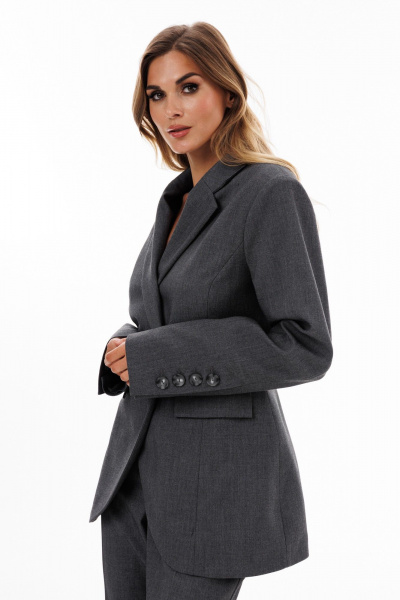 Жакет EOLA 2911 серый_меланж - фото 7