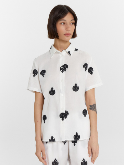 Брюки, рубашка Mark Formelle 192005-1/25-38472Ц-9 св.молочный - фото 5