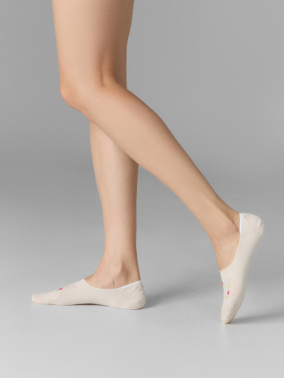 Носки Mark Formelle 346K-2766/24346K нюдовый_000Н_Нанесение_силикона_на_пятку - фото 4