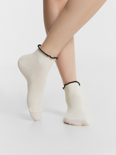 Носки Mark Formelle 396K-1681/21396K молочный_рис.1681 - фото 3